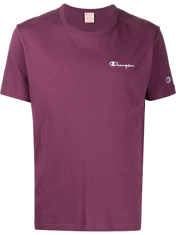 purple champion tshirt