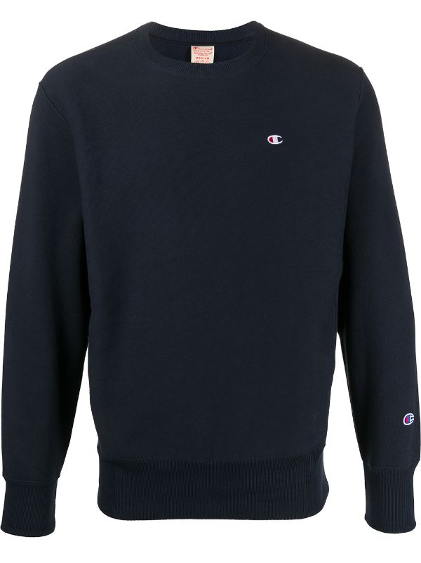 champion navy blue crew neck