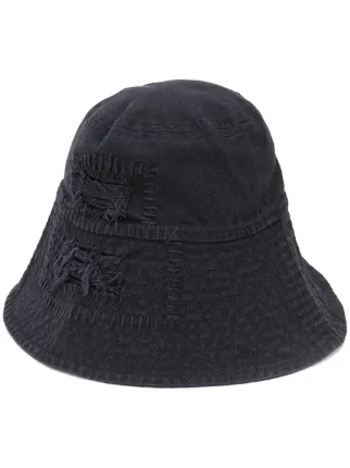 distressed bucket hat