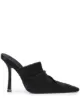 Image 1 of Alexander Wang embroidered logo mules