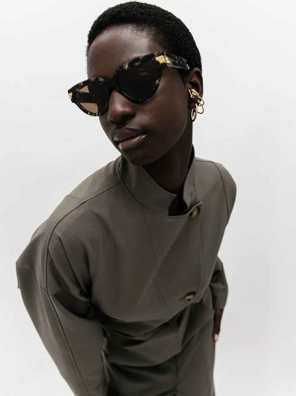 cat eye bottega veneta sunglasses