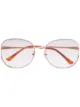 Image 1 of Gucci Eyewear round-frame gold-tone sunglasses