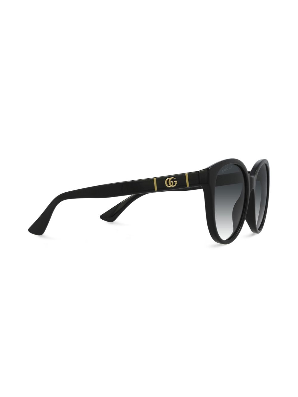 Gucci Eyewear Zonnebril met rond montuur - Zwart