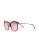 Image 2 of Gucci Eyewear tortoiseshell-effect square-frame sunglasses