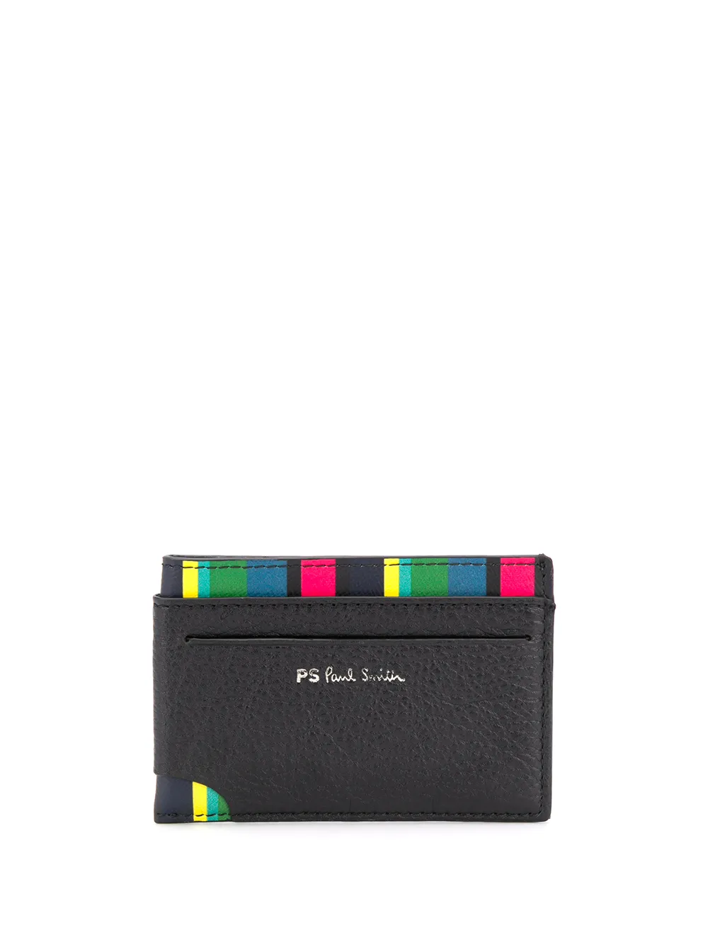 PS BY PAUL SMITH BLOCK STRIPE CARDHOLDER