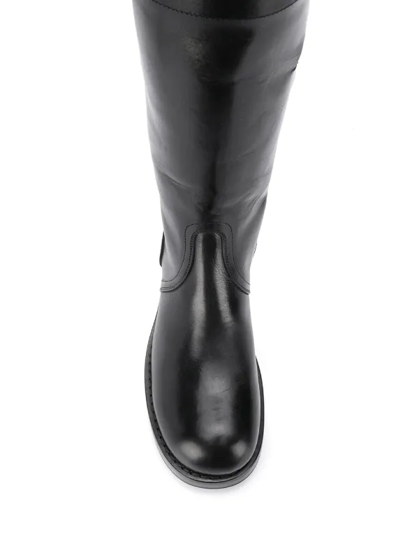 raf simons cowboy boots