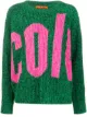 Image 1 of colville cable knit logo jumper
