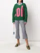 Image 2 of colville cable knit logo jumper