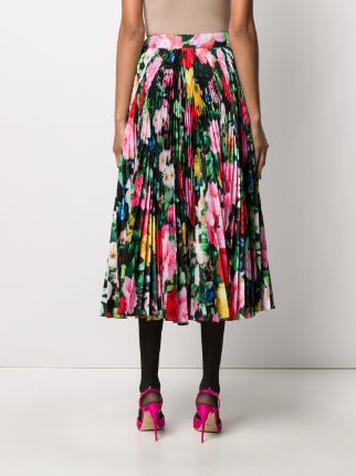 floral print pleated skirt展示图