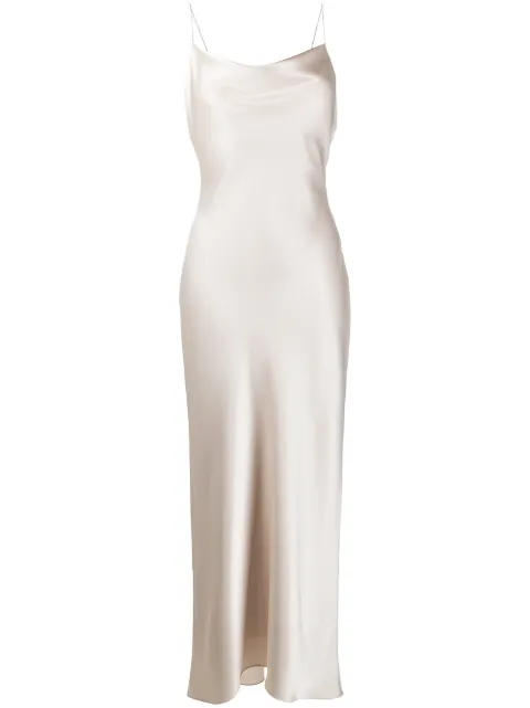 Alice+Olivia sleeveless long slip dress 