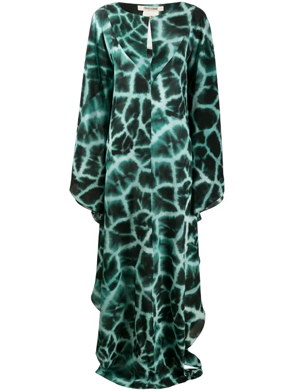cavalli green dress