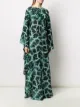 Roberto Cavalli giraffe print long dress