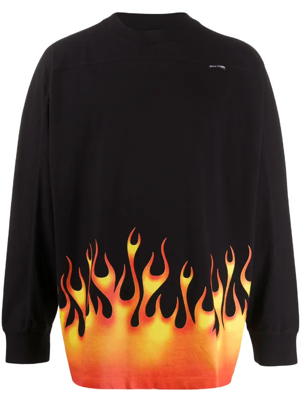 palm angels t shirt flame