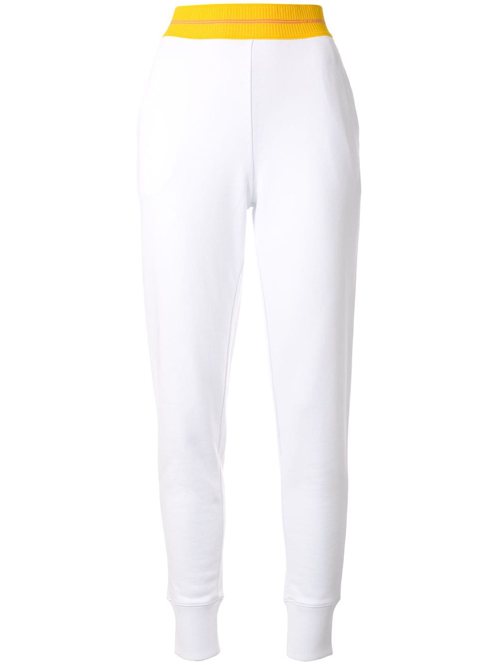 Ck Calvin Klein Terry Slim Fit Track Trousers In White