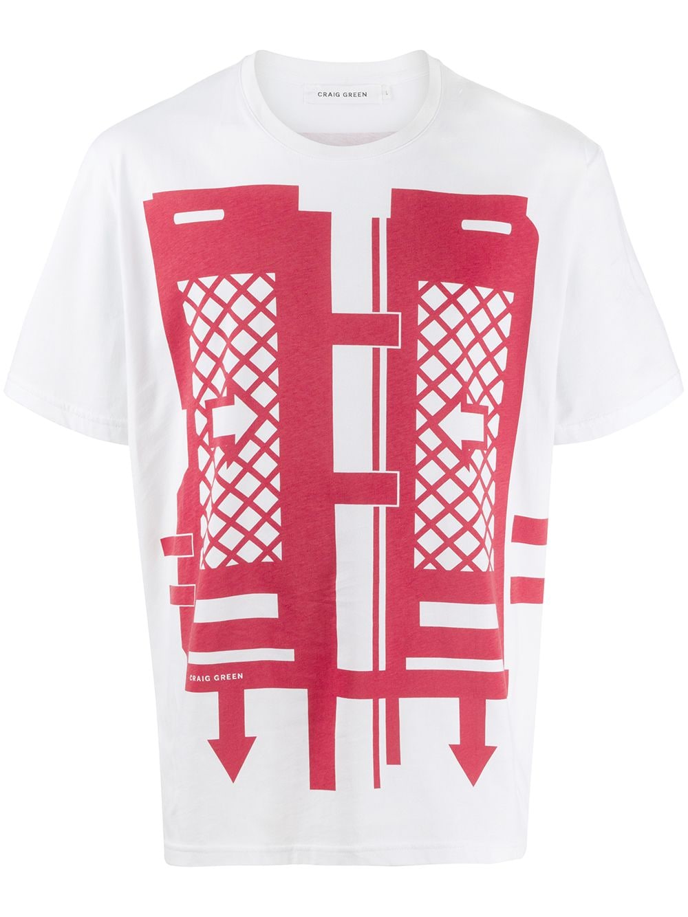 Shop Craig Green Flatpack Print T-shirt In White