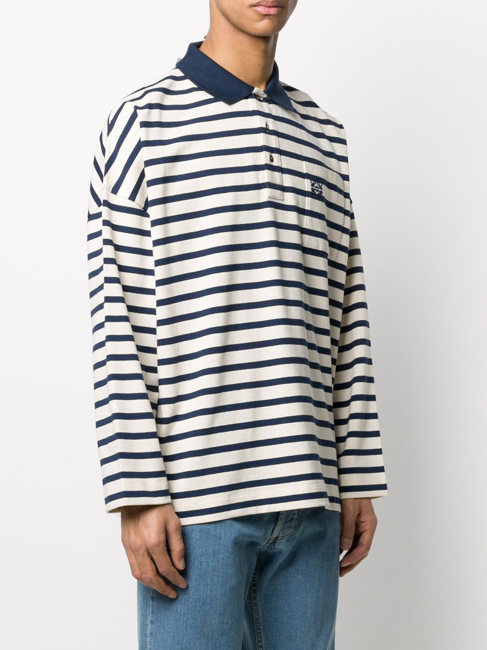 фото Loewe striped polo shirt