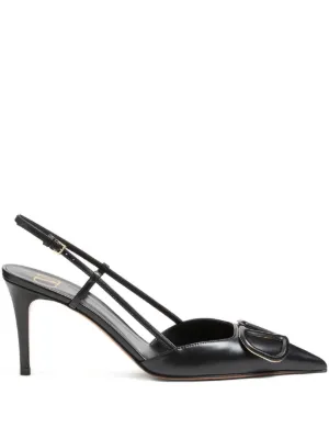 Valentino Garavani スリングバック パンプス | ブラック | FARFETCH JP Valentino Garavani スリングバック パンプス | ブラック | FARFETCH JP