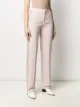 Blumarine بنطال بكسرات مرصع بالجانب