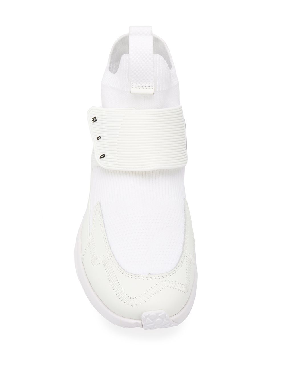 фото Mcq alexander mcqueen structured strap high top sneakers