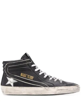 black high top golden goose