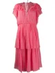 Image 1 of Alberta Ferretti tiered ruffle dress