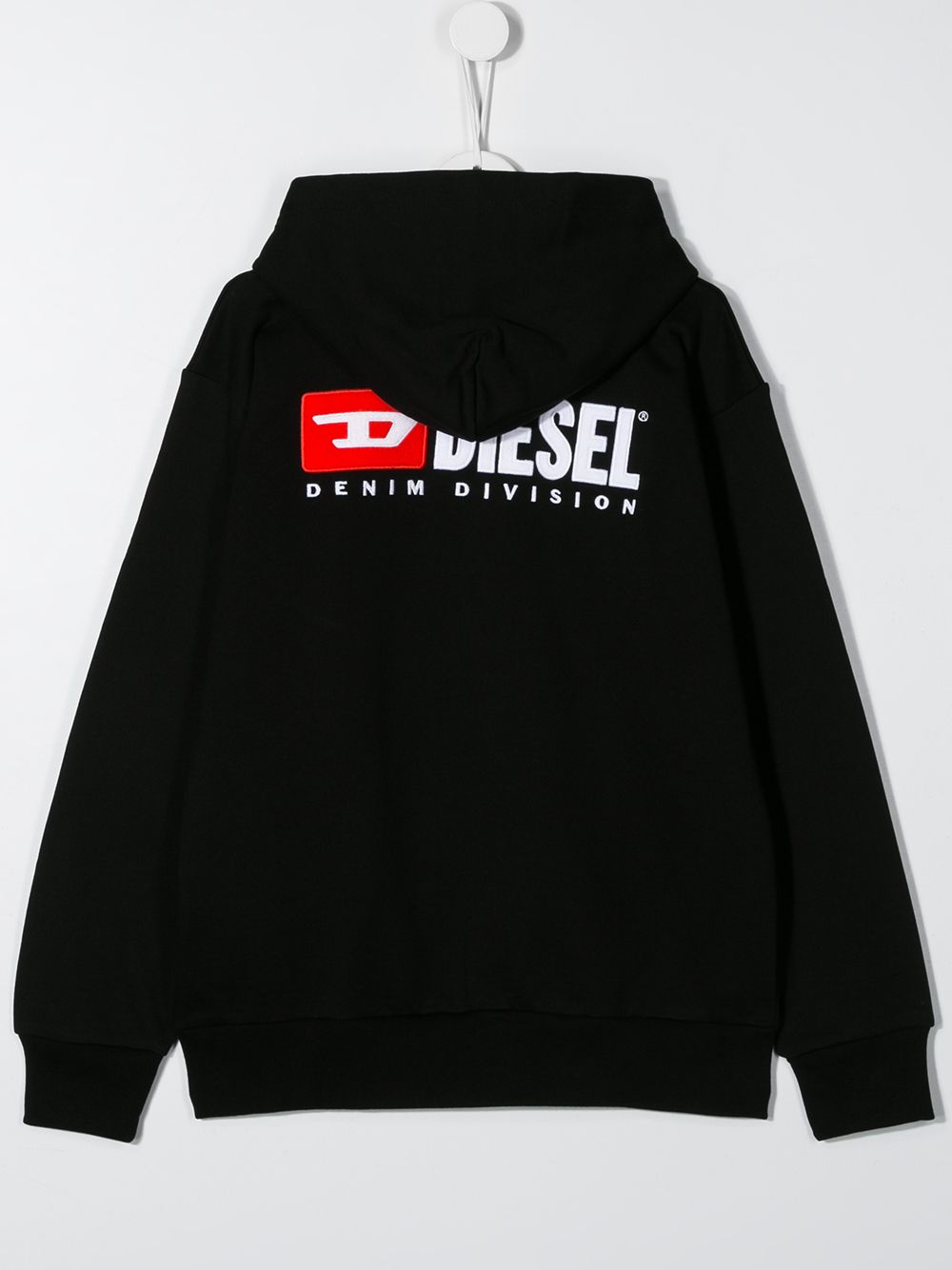 фото Diesel kids худи salbyzip over с вышитым логотипом