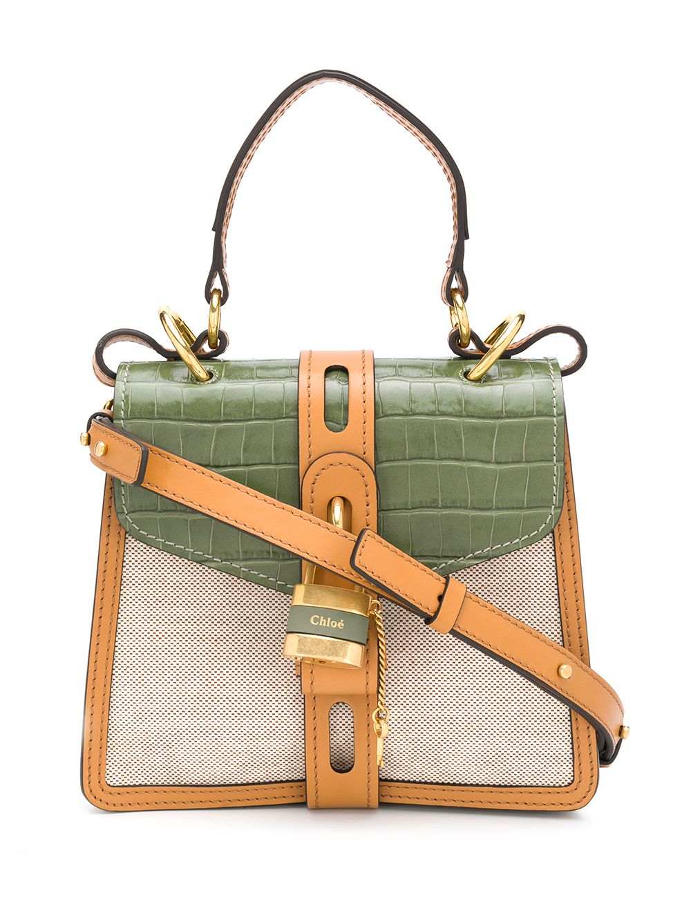 Chloe aby croc online bag