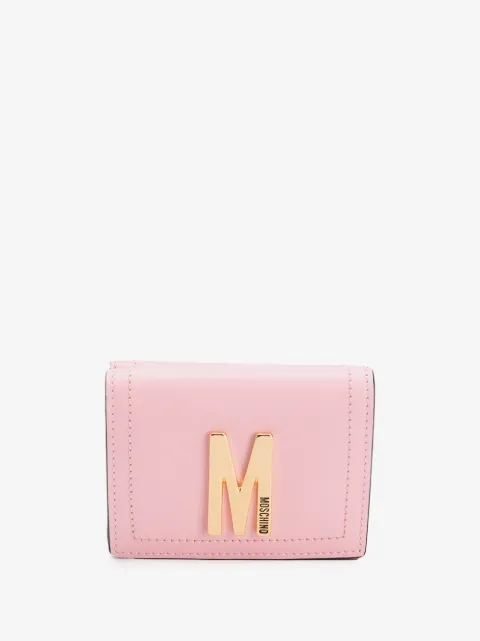 Moschino porte-cartes à plaque logo