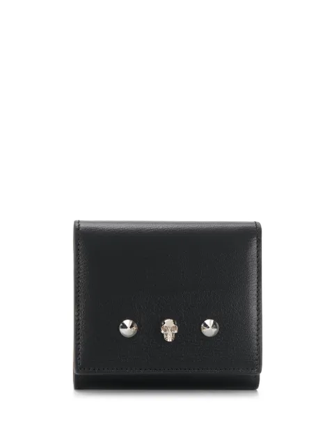 ALEXANDER MCQUEEN SKULL AND STUD WALLET