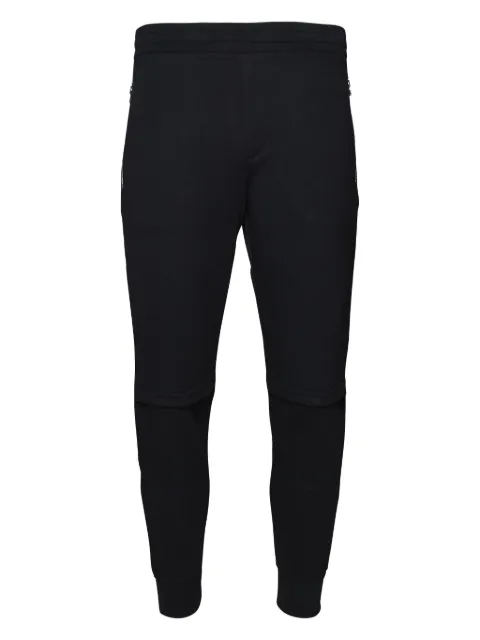 Alexander McQueen embroidered logo patch track trousers