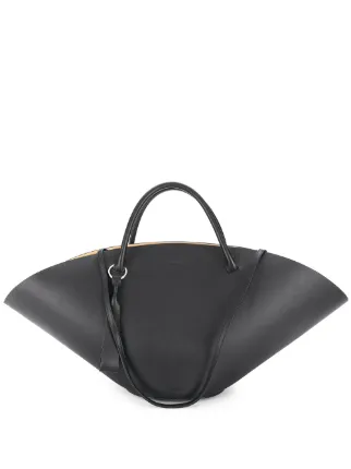 Jil Sander zip-up Leather Tote Bag - Farfetch