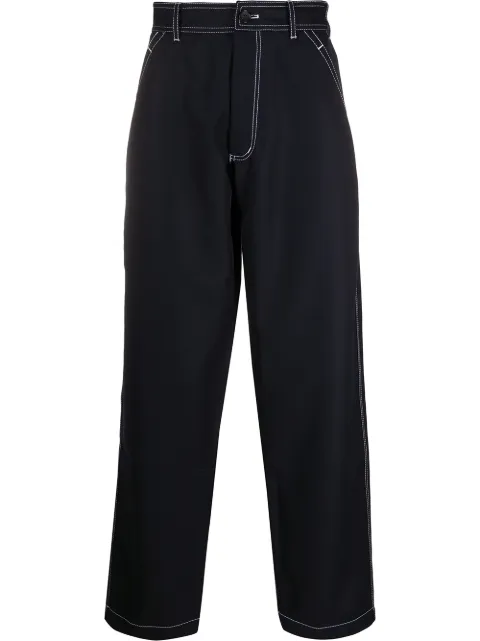 Comme Des Garçons Shirt dropped crotch trousers