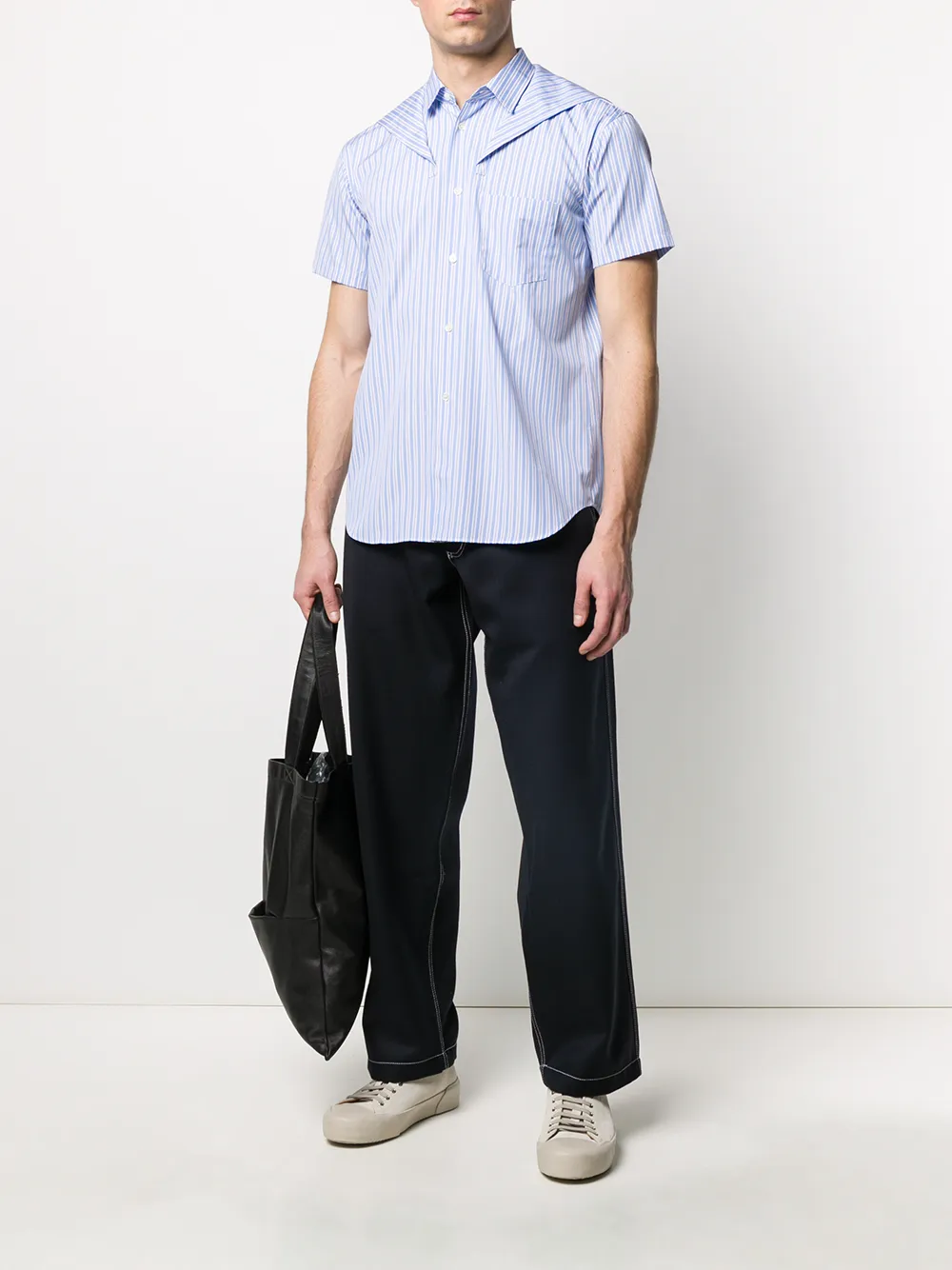 Comme Des Garçons Shirt Broek met verlaagd kruis - Zwart