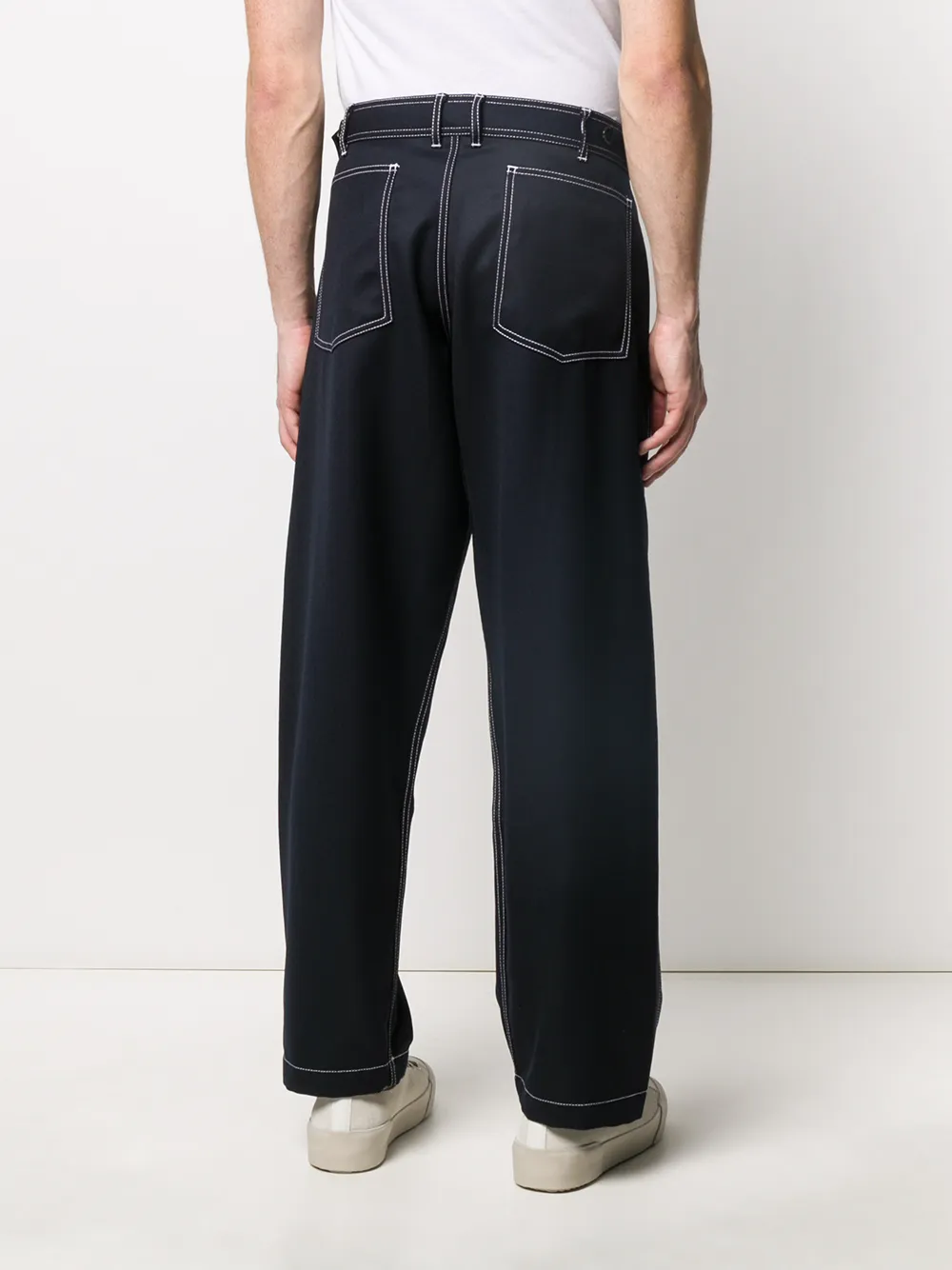 Comme Des Garçons Shirt Broek met verlaagd kruis Zwart