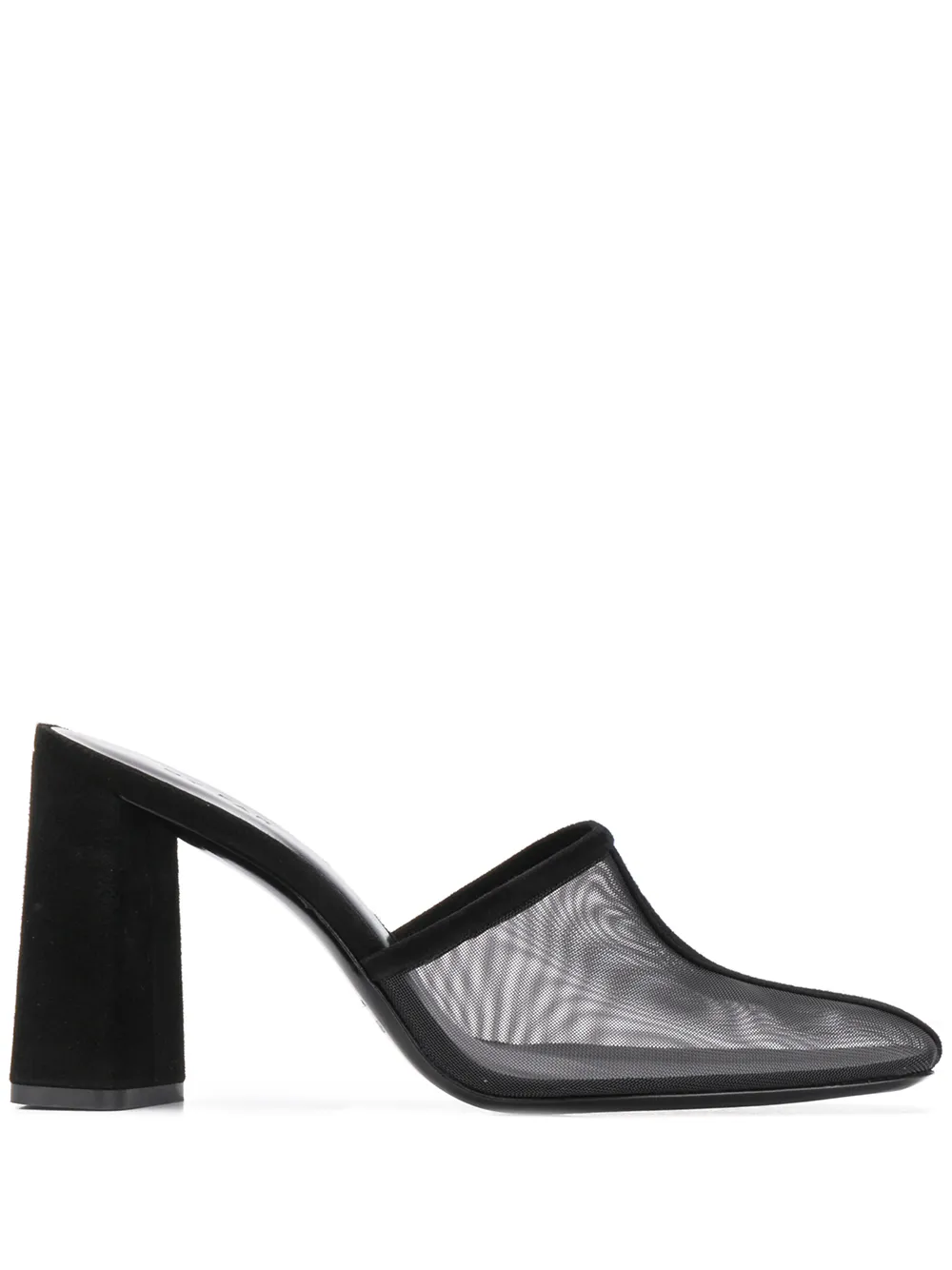 black slip on pumps