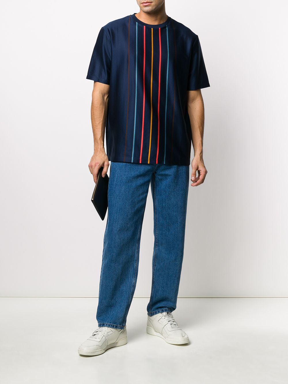 фото Paul smith футболка с принтом artist stripe