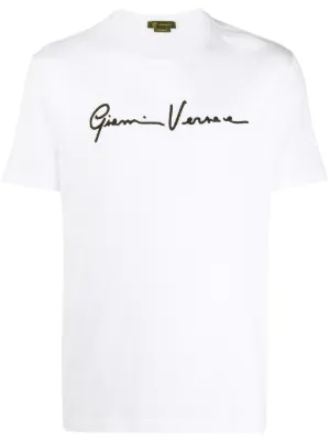 versace white t shirt mens