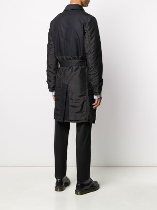 panelled trench coat展示图