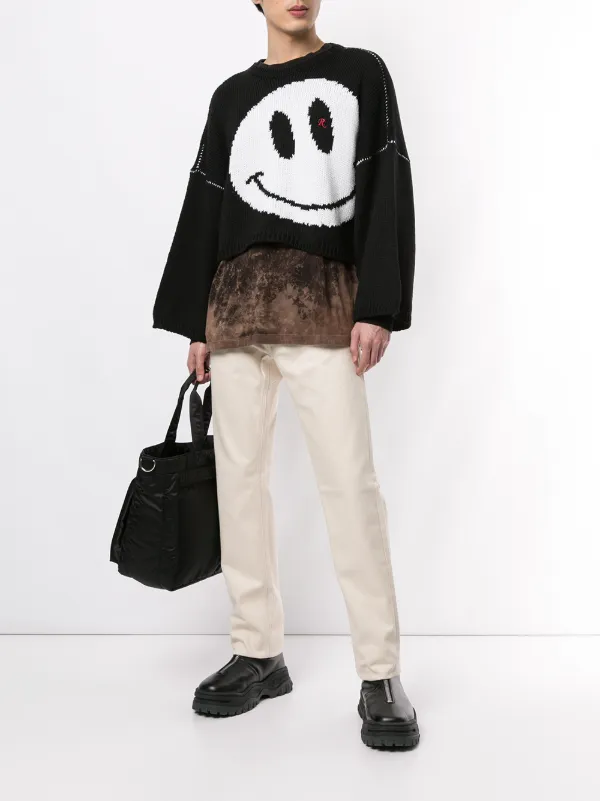raf simons smiley sweater