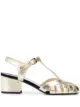 Image 1 of Laurence Dacade metallic T-bar sandals