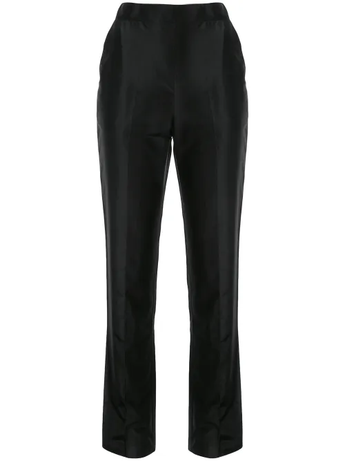 Pantalon en soie à taille haute - Macgraw - Modalova