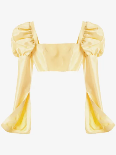 Macgraw Canary crop blouse