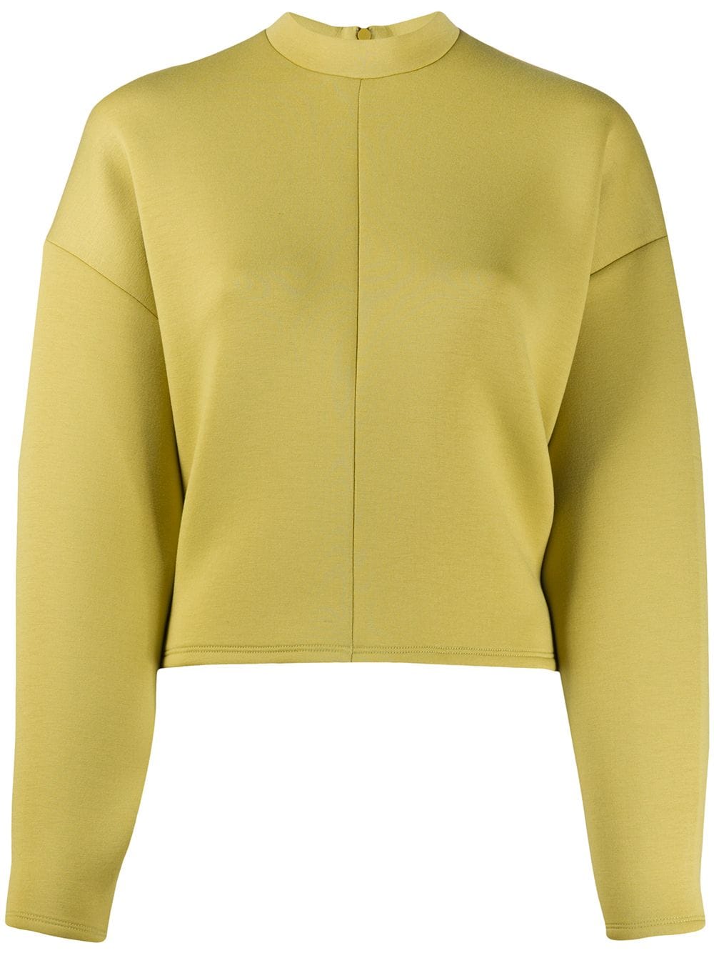 Beaufille Boxy Plain Sweatshirt In Yellow