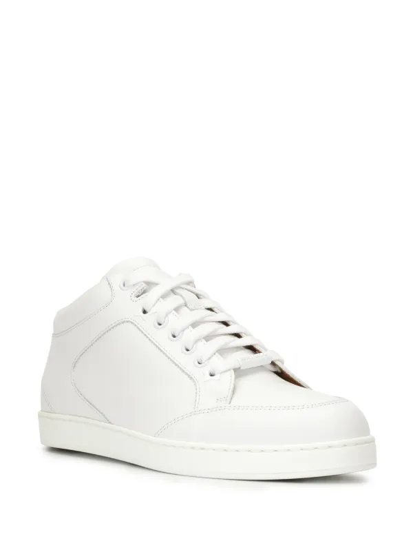 jimmy choo miami sneakers white