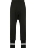 Neil Barrett drop-crotch track pants - Black