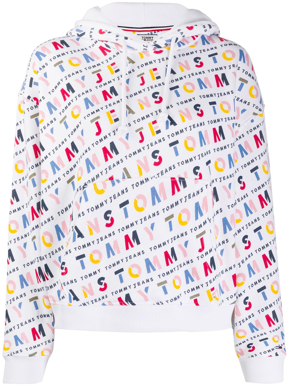 фото Tommy jeans all over logo print hoodie