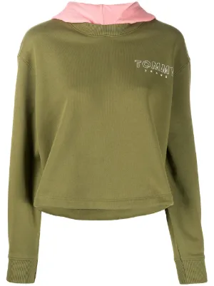 tommy jeans logo print sweatshirt