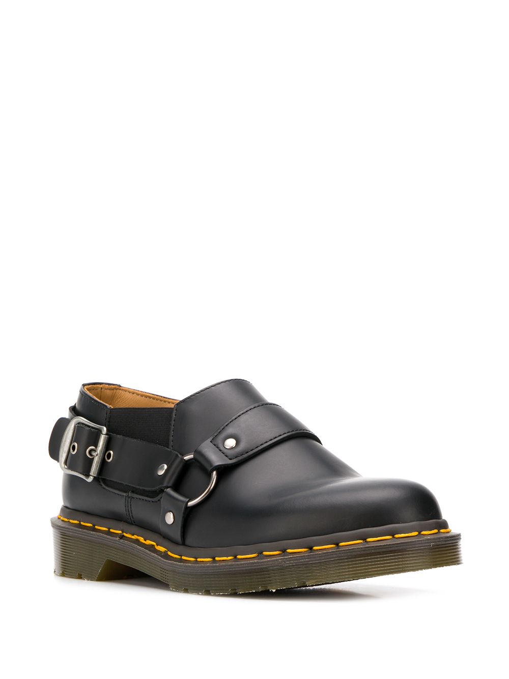 фото Dr. martens туфли с пряжками из коллаборации с comme des garçons