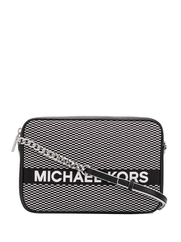 michael kors logo shoulder bag