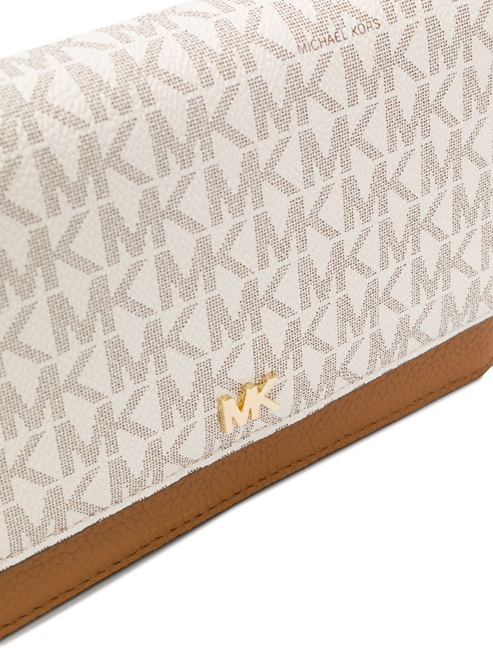 фото Michael michael kors logo print cross body bag